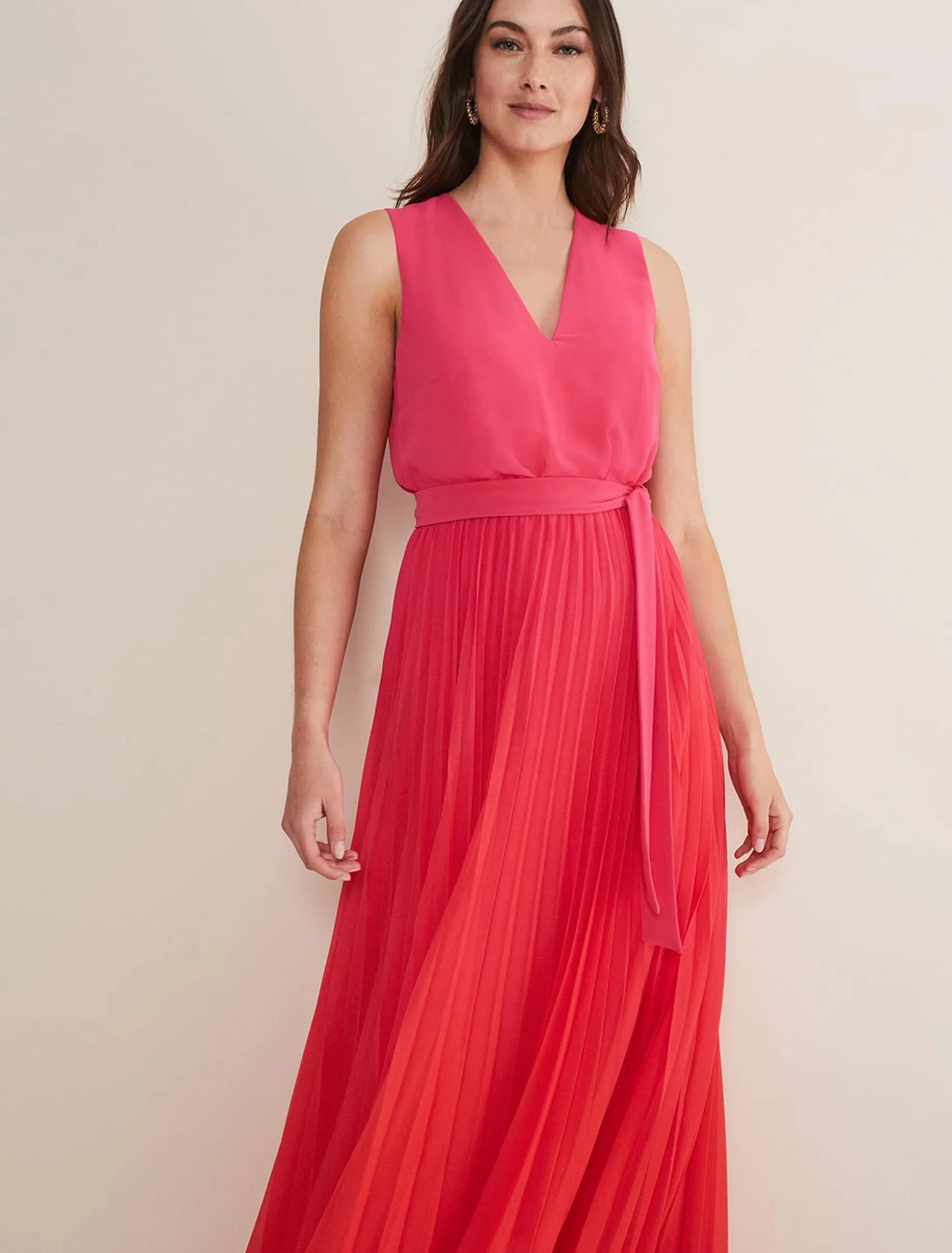 Piper Ombre Pleated Dress