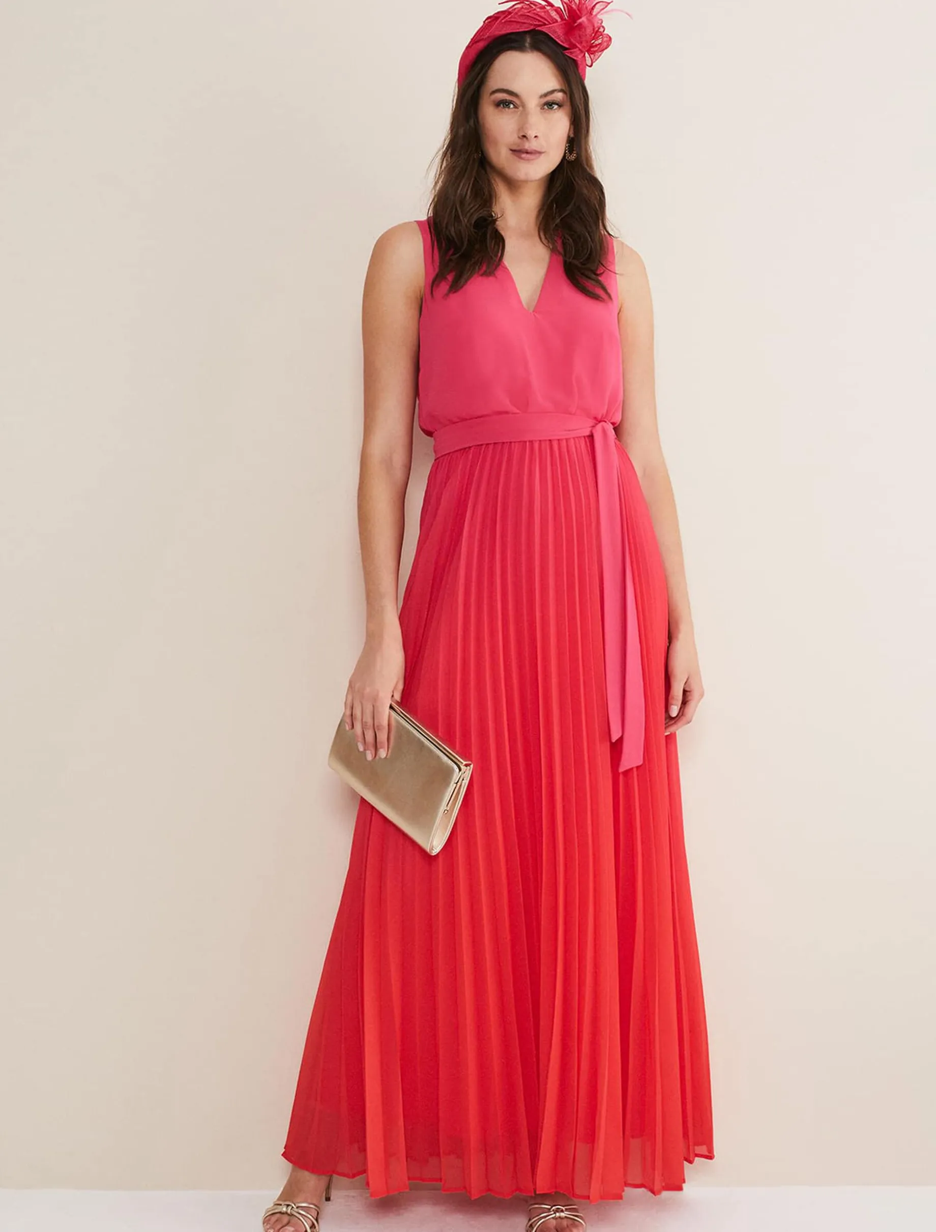 Piper Ombre Pleated Dress