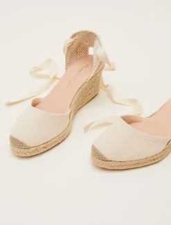 Plain Tie Strap Espadrille