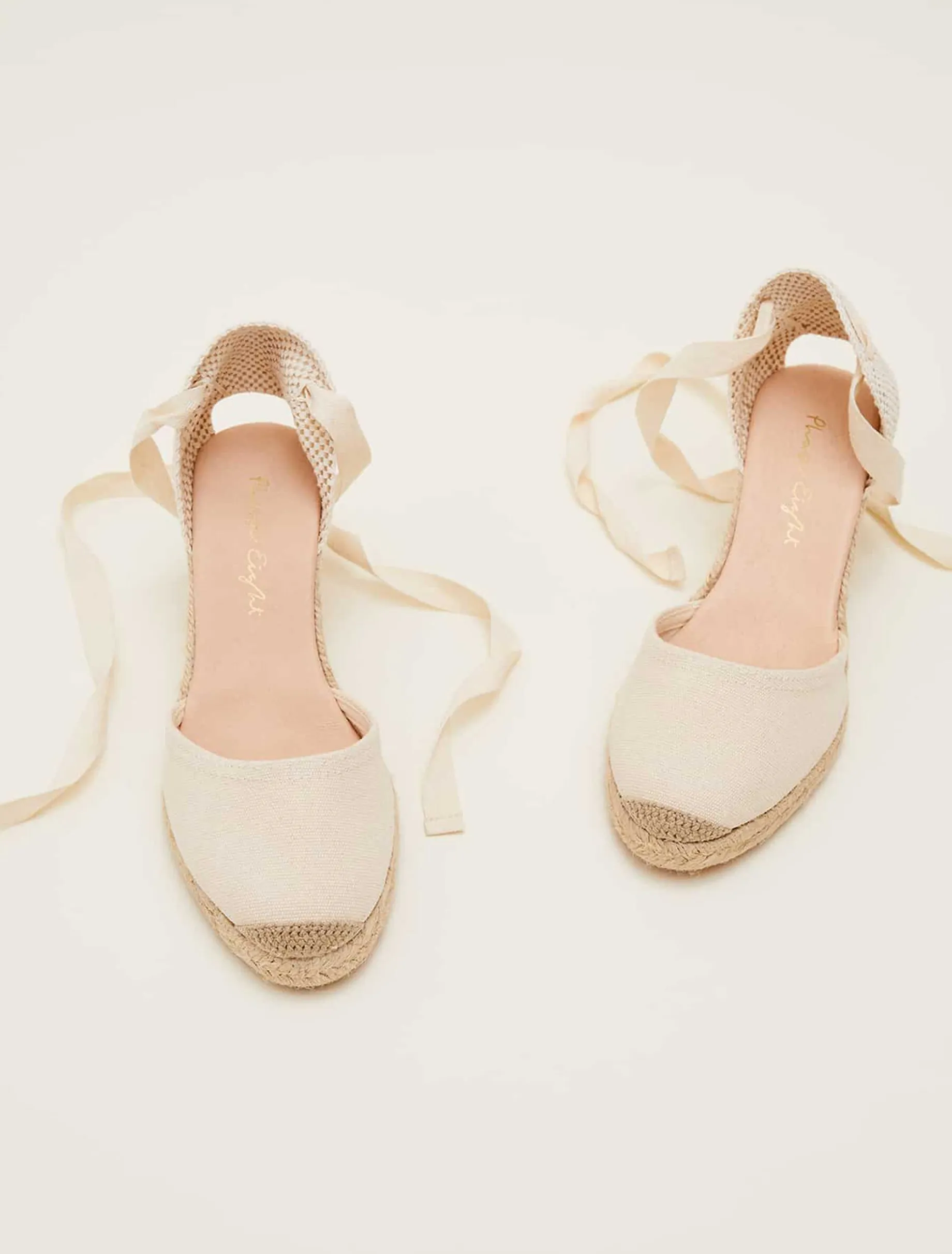 Plain Tie Strap Espadrille
