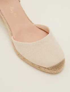 Plain Tie Strap Espadrille