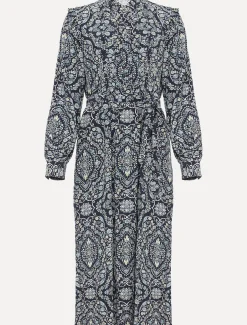 Polly Paisley Print Midi Dress