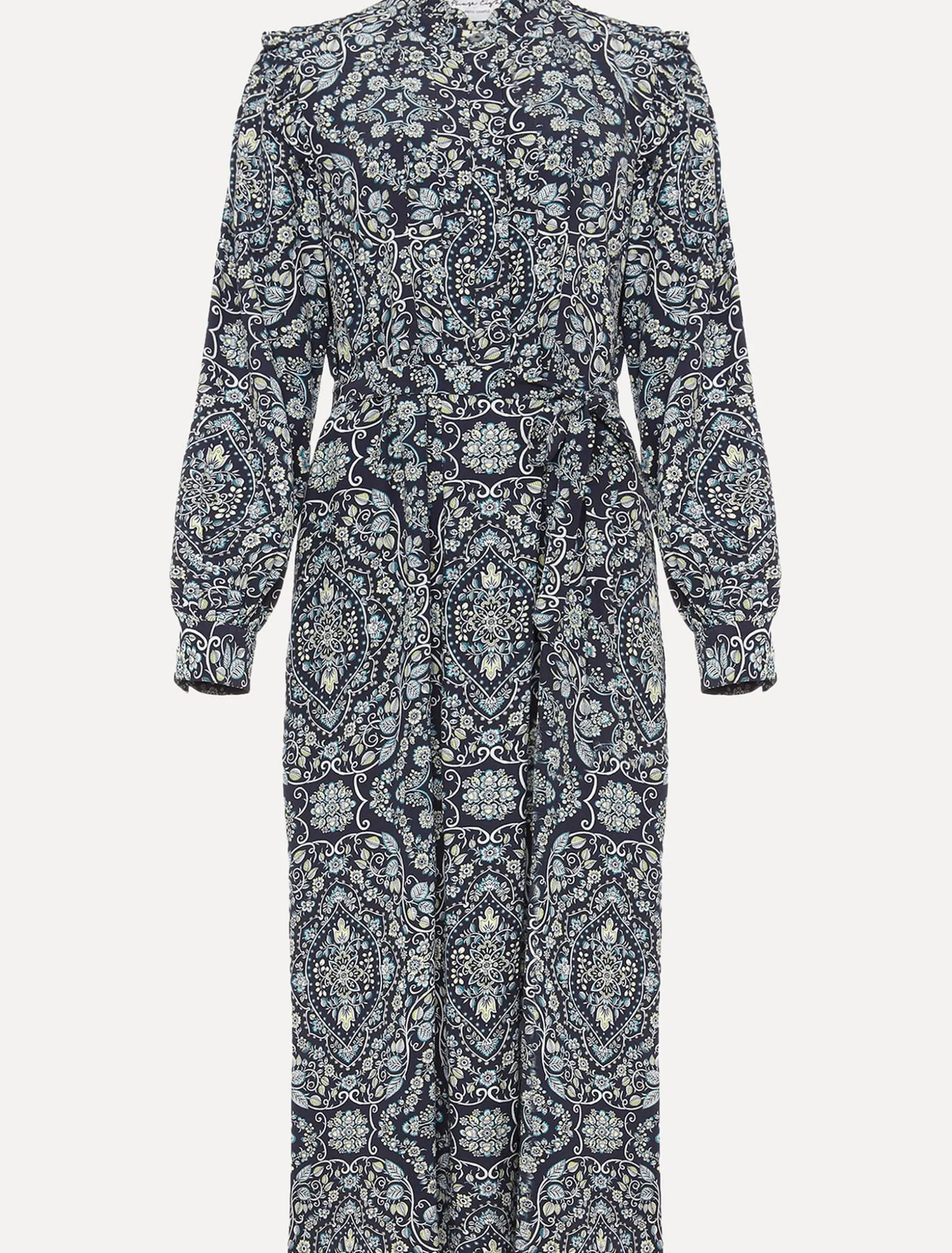 Polly Paisley Print Midi Dress