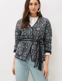 Polly Paisley Reversible Quilted Jacket