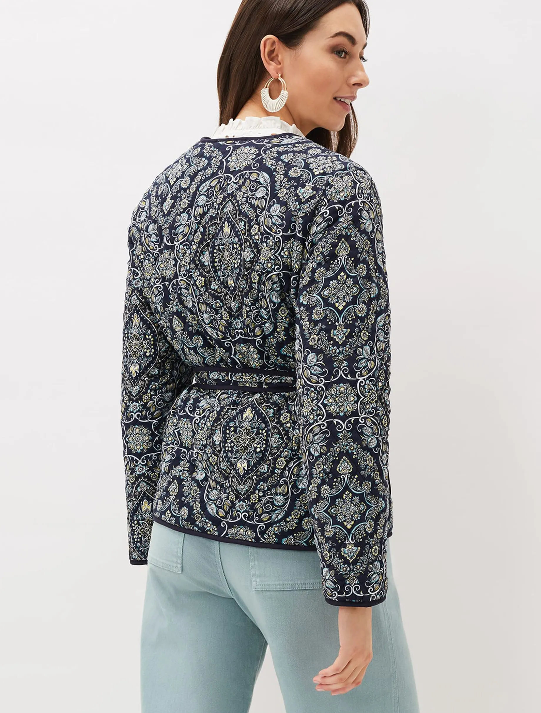 Polly Paisley Reversible Quilted Jacket
