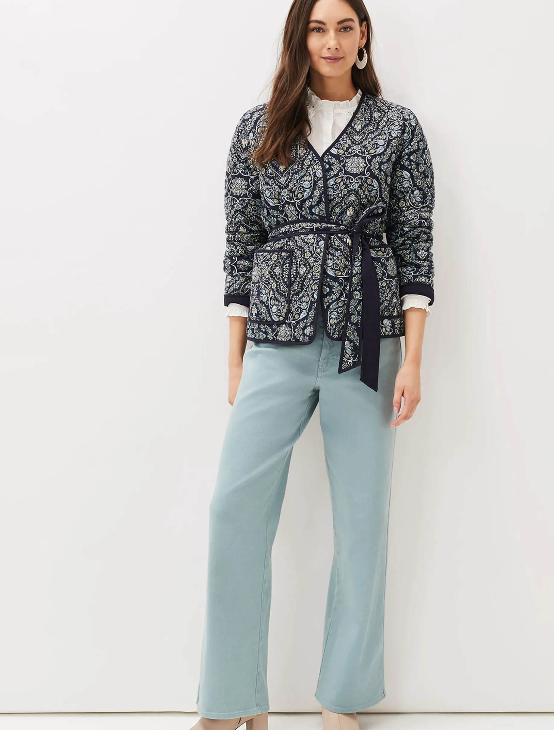 Polly Paisley Reversible Quilted Jacket