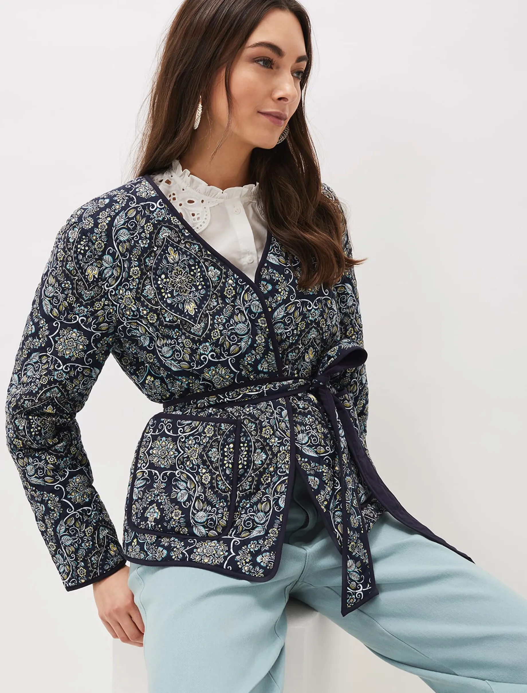 Polly Paisley Reversible Quilted Jacket