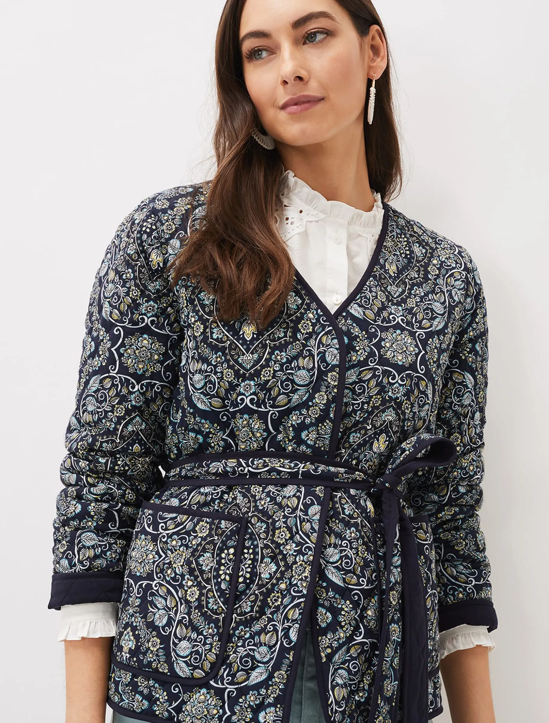 Polly Paisley Reversible Quilted Jacket