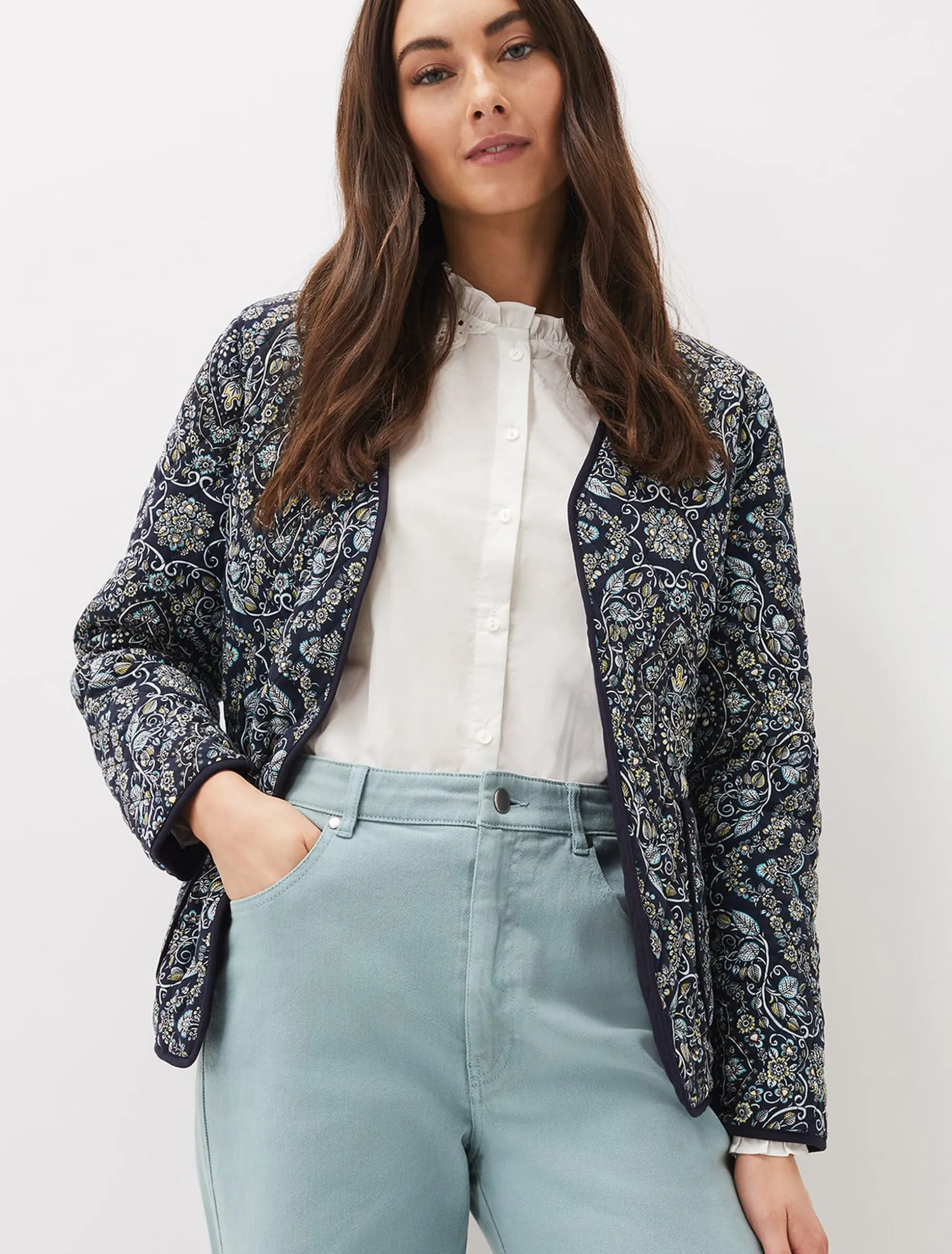 Polly Paisley Reversible Quilted Jacket