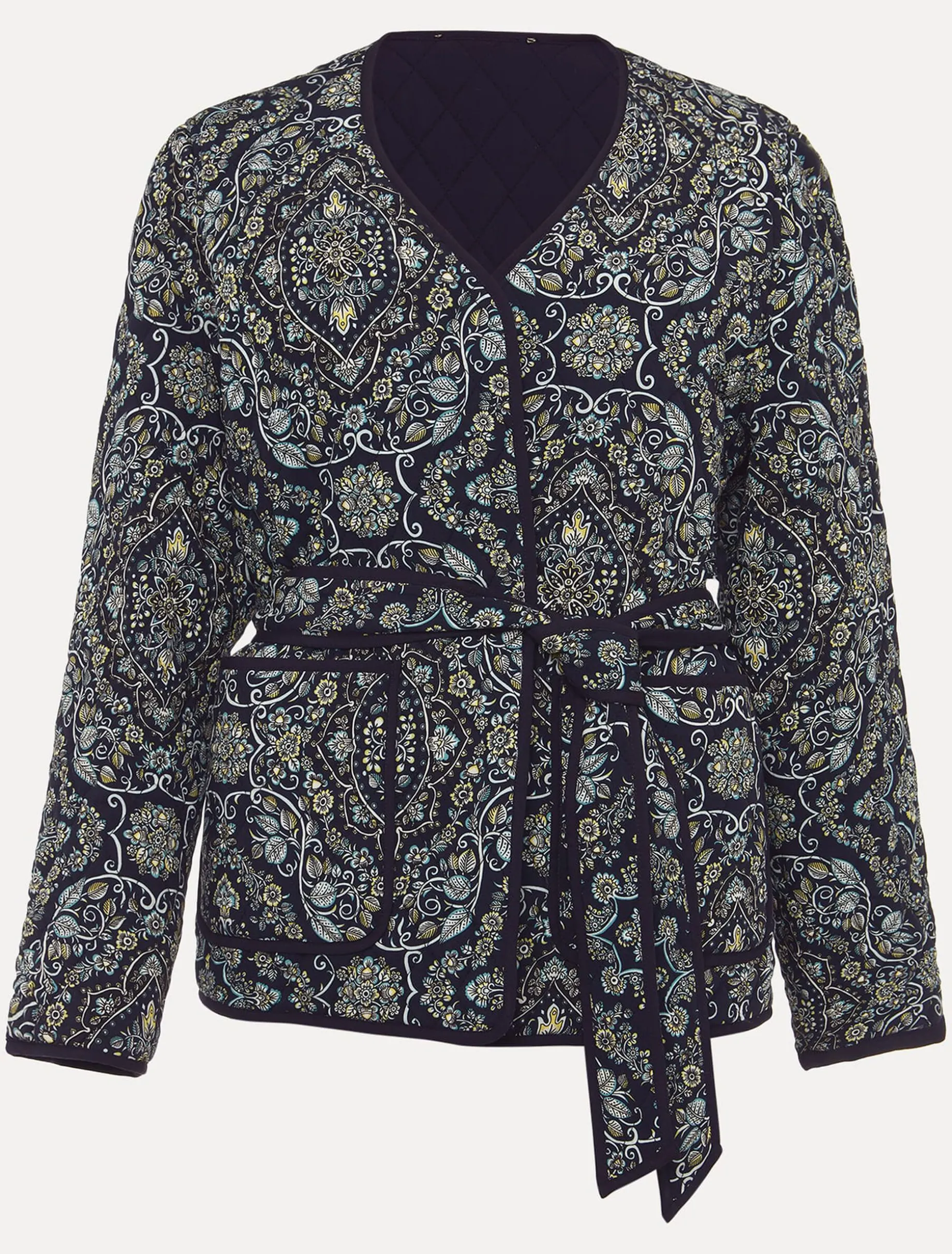 Polly Paisley Reversible Quilted Jacket