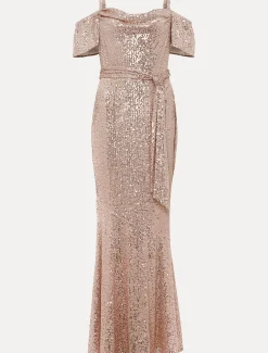 Poppy Off The Shoulder Sequin Dress