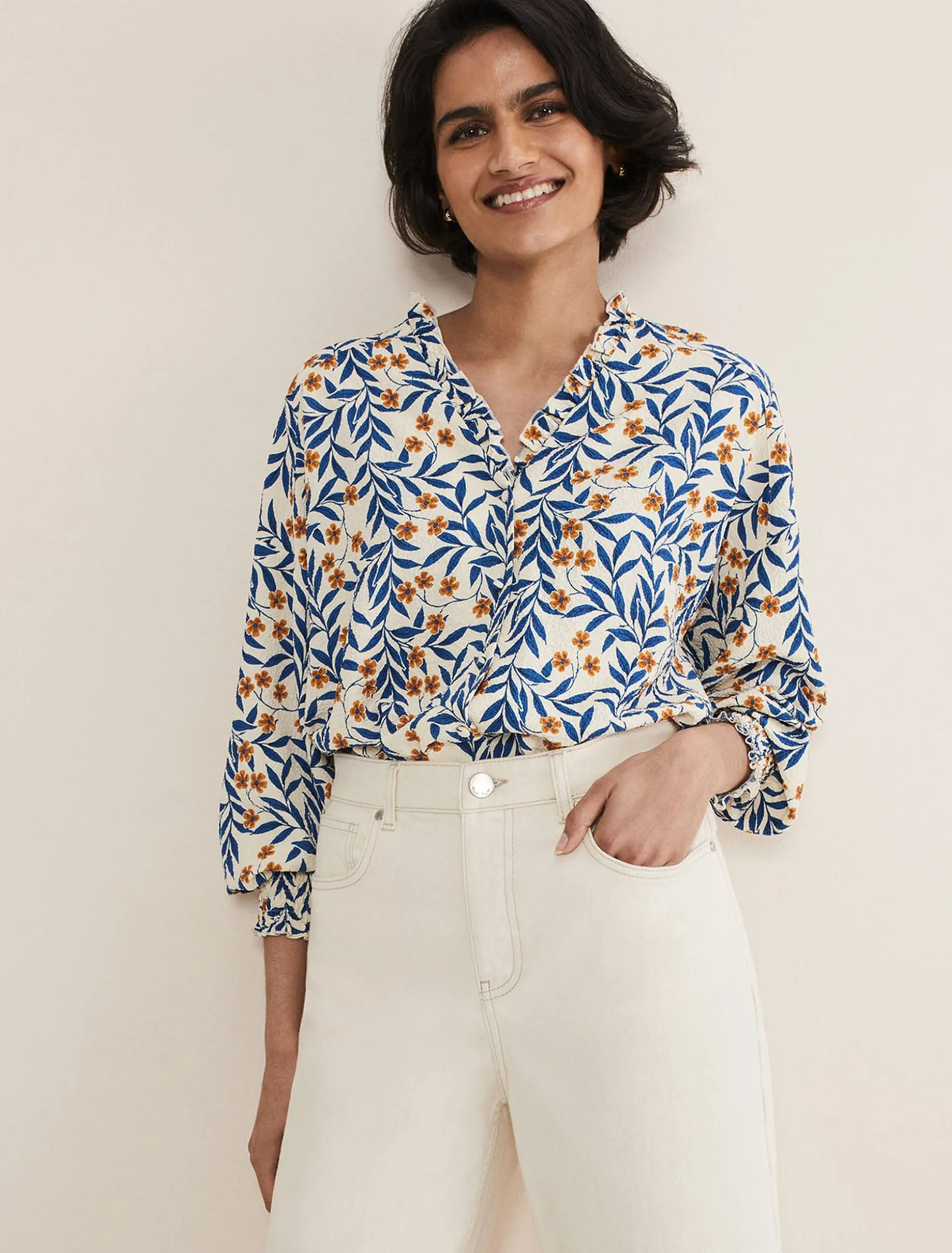 Poppy Textured Blouse