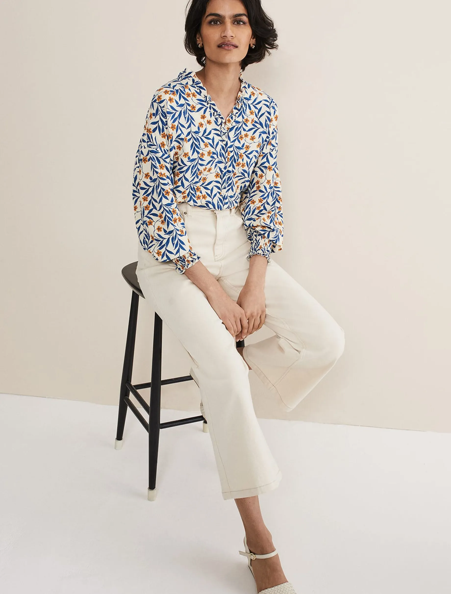 Poppy Textured Blouse