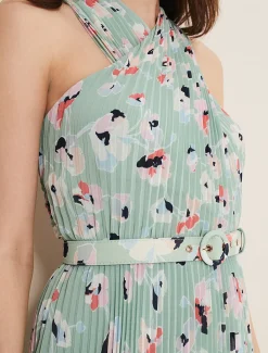 Portia Print Pleated Dress