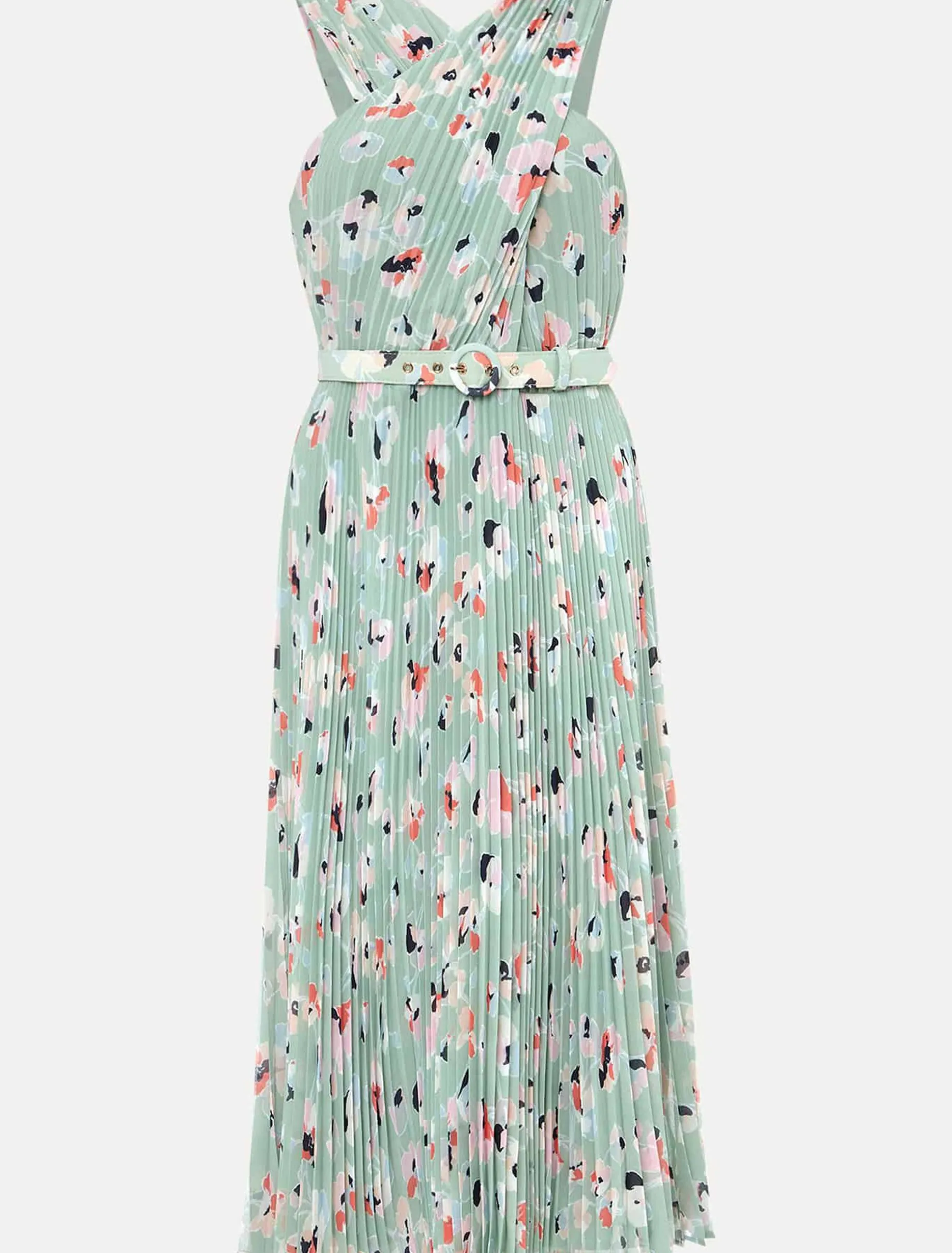 Portia Print Pleated Dress