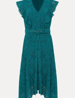 Priya Lace Frill Dress