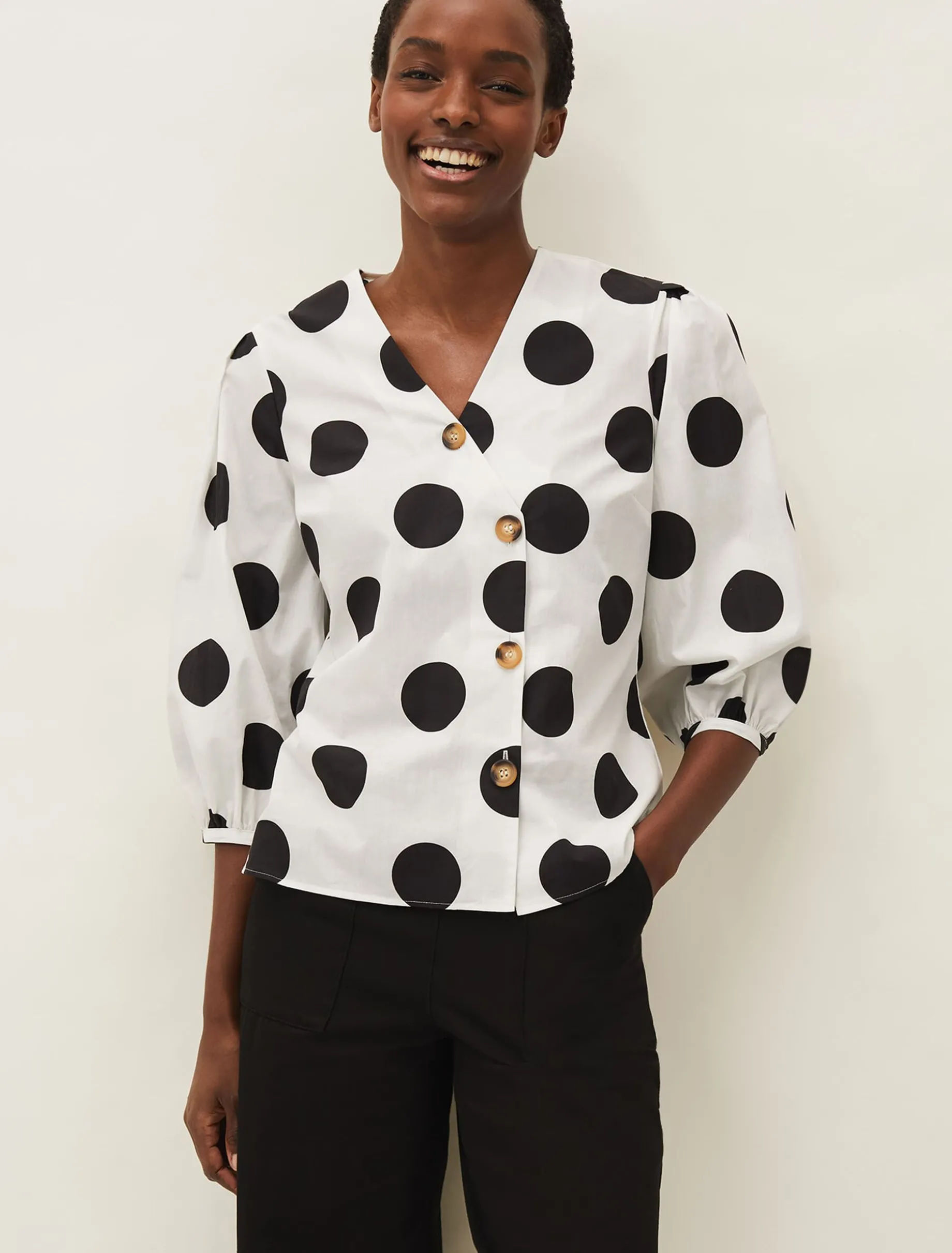 Priyanka Spot Blouse