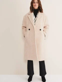 Quinn Textured Cocoon Coat