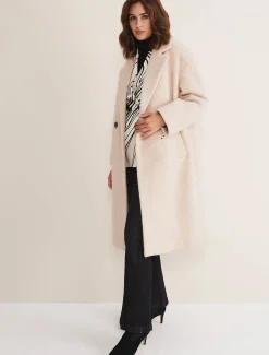 Quinn Textured Cocoon Coat