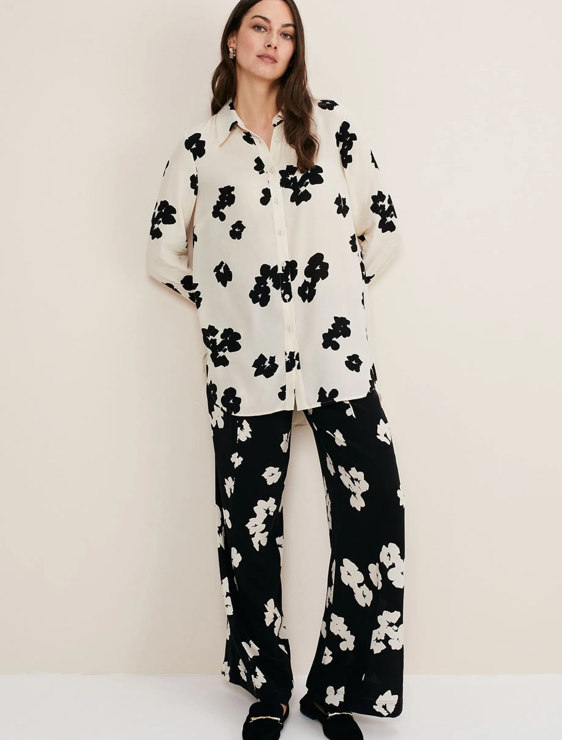 Rae Floral Longline Shirt
