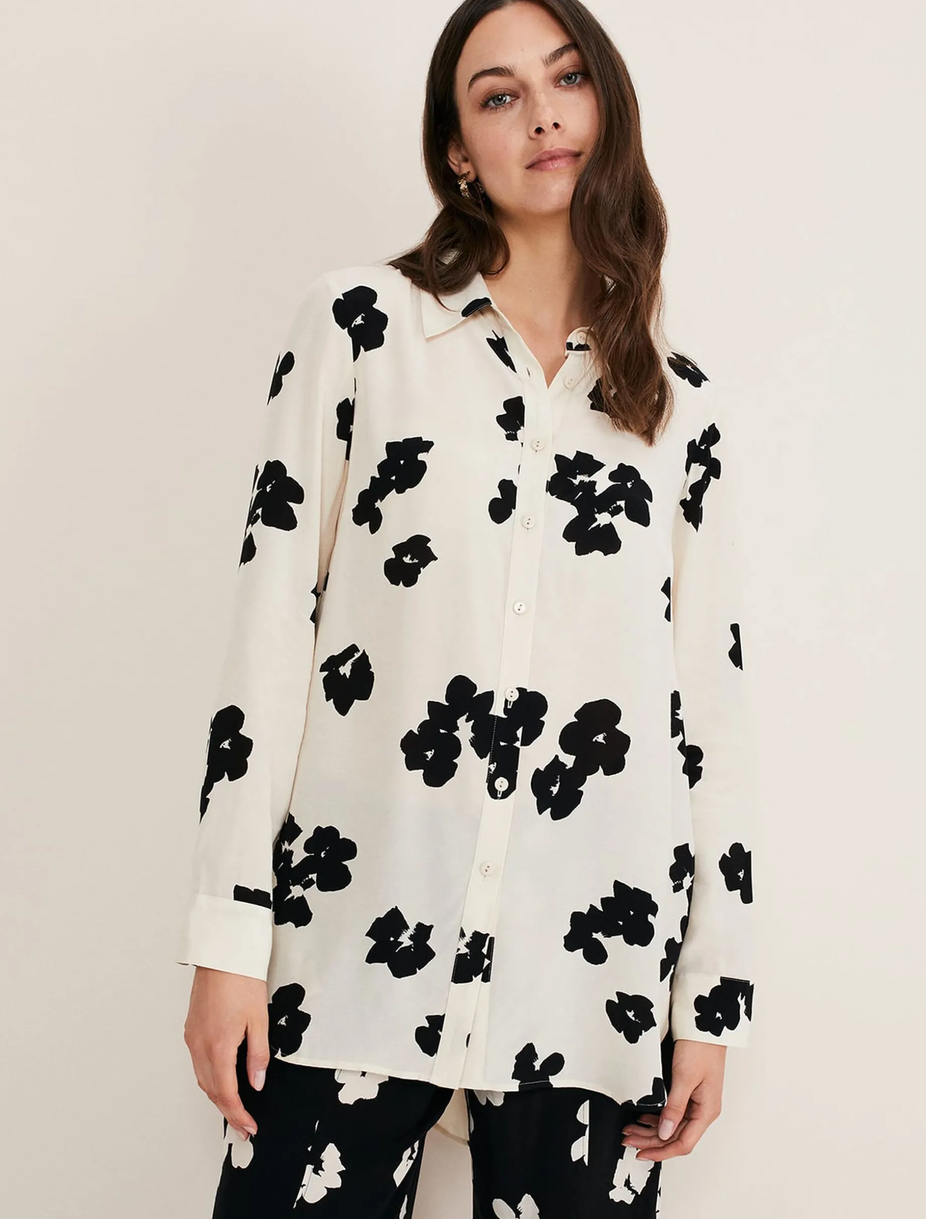 Rae Floral Longline Shirt