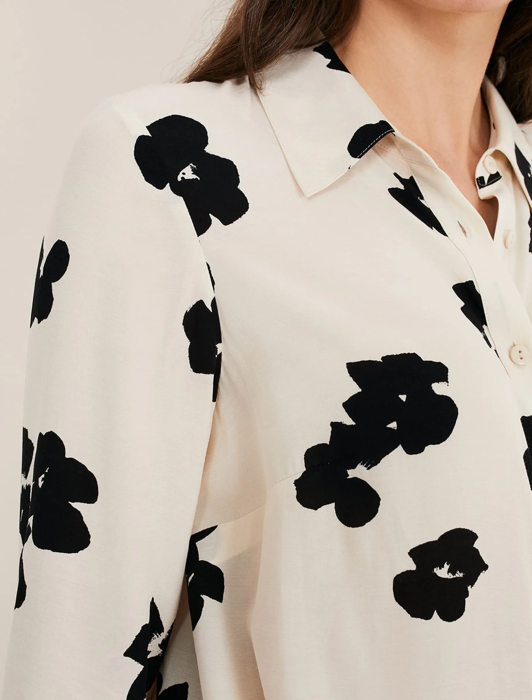 Rae Floral Longline Shirt