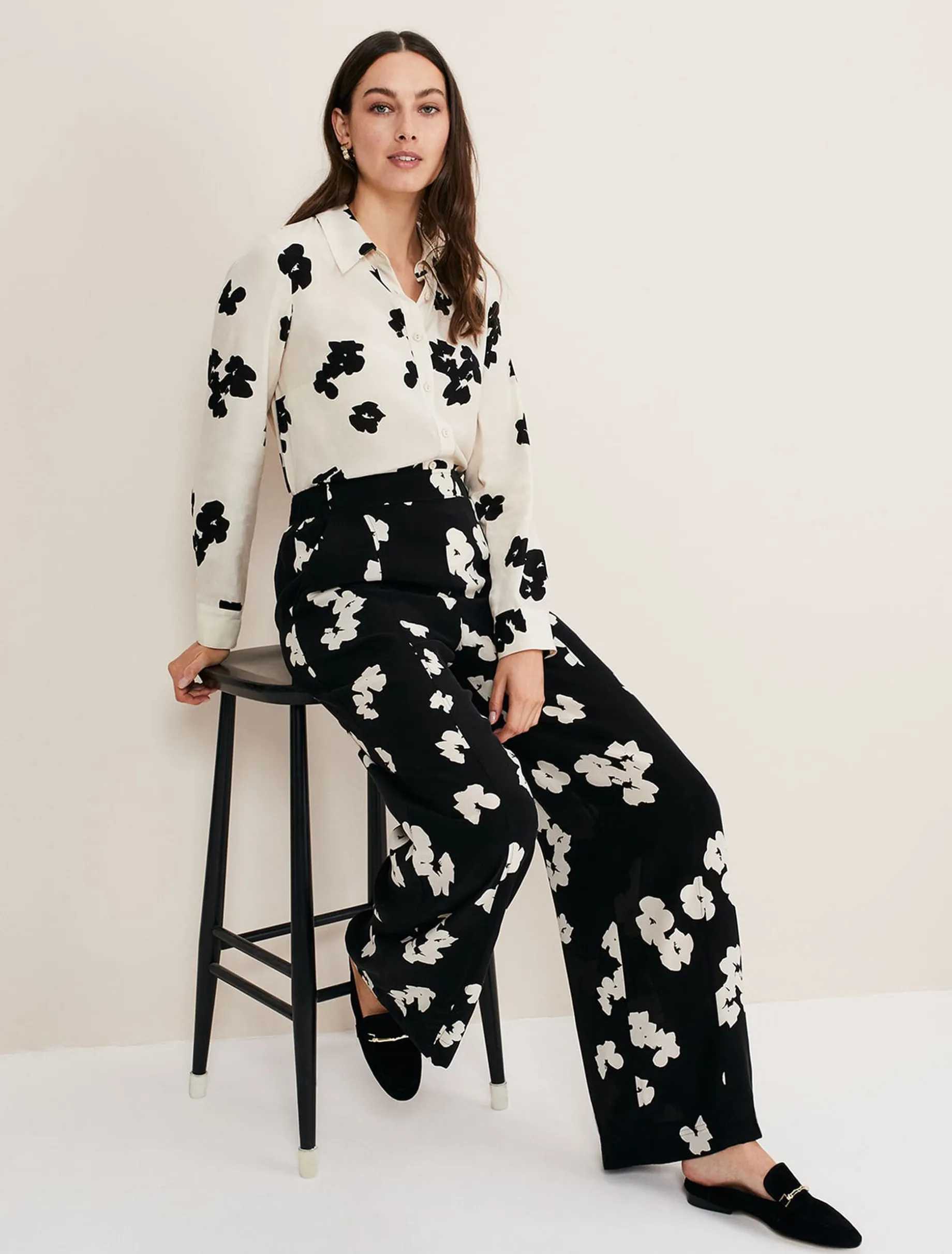 Rae Floral Wide Leg Trouser