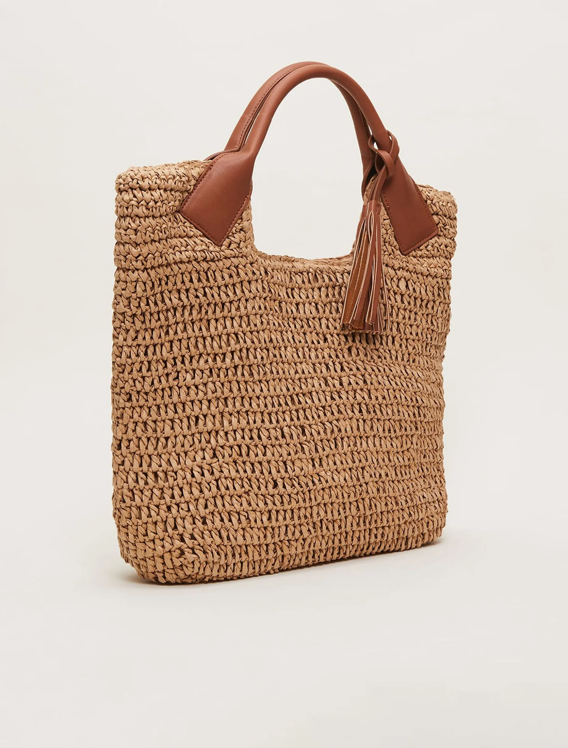 Raffia Shopper Bag