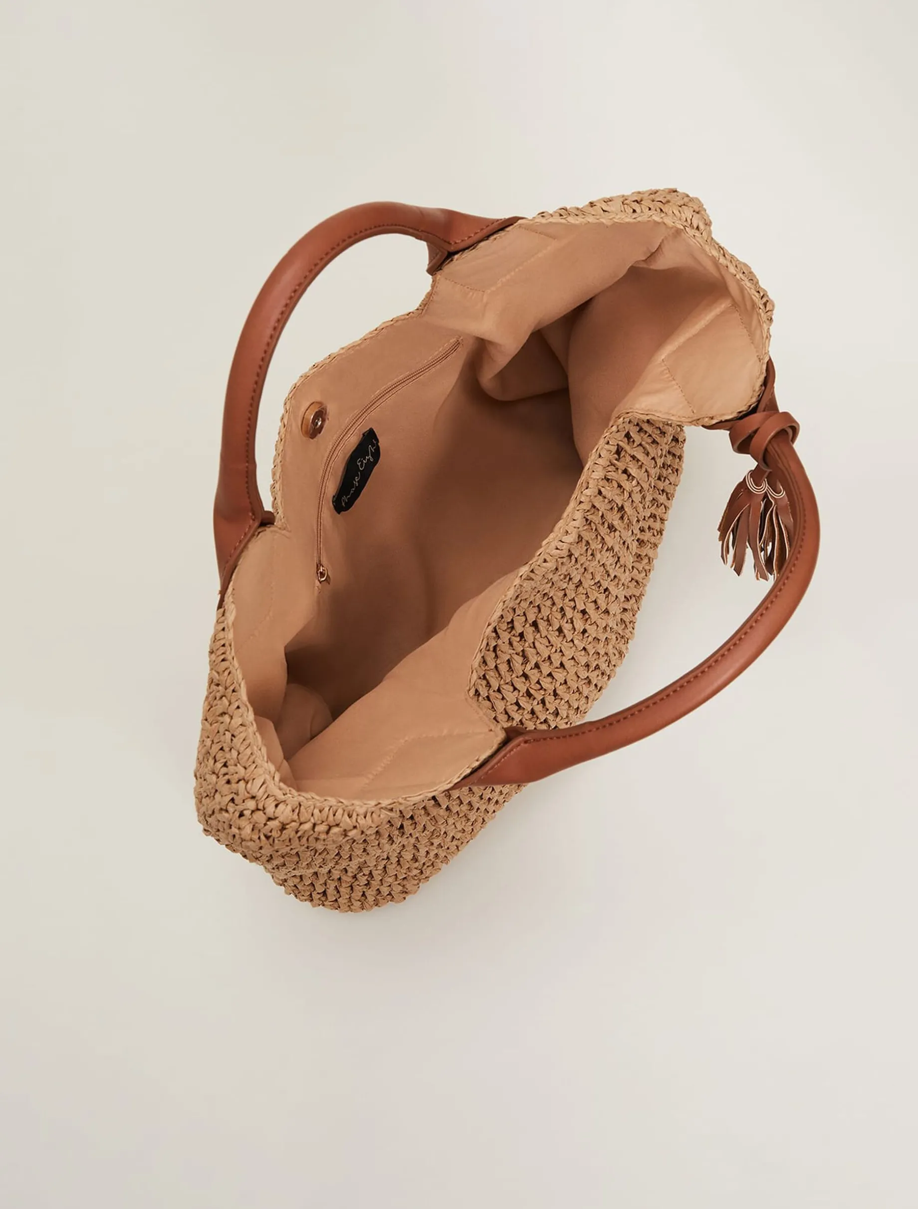 Raffia Shopper Bag