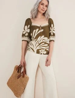 Raffia Shopper Bag