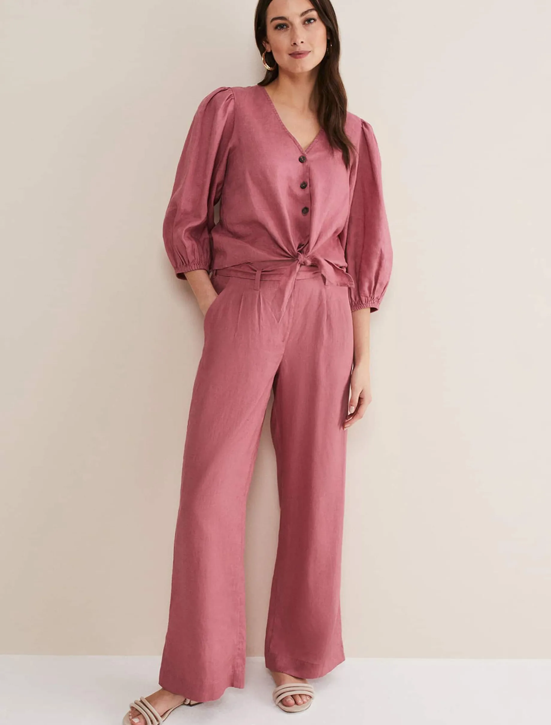 Raven Linen Trouser