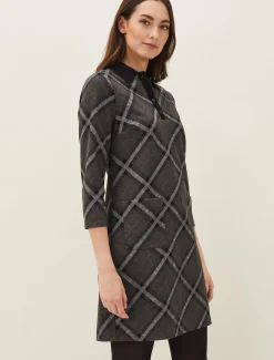 Rayia Check Tunic Dress