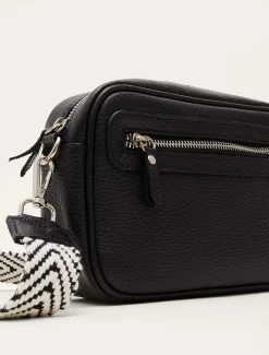 Reagan Leather Cross Body Strap Bag