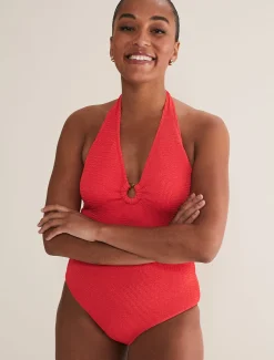 Red Halterneck Swimsuit