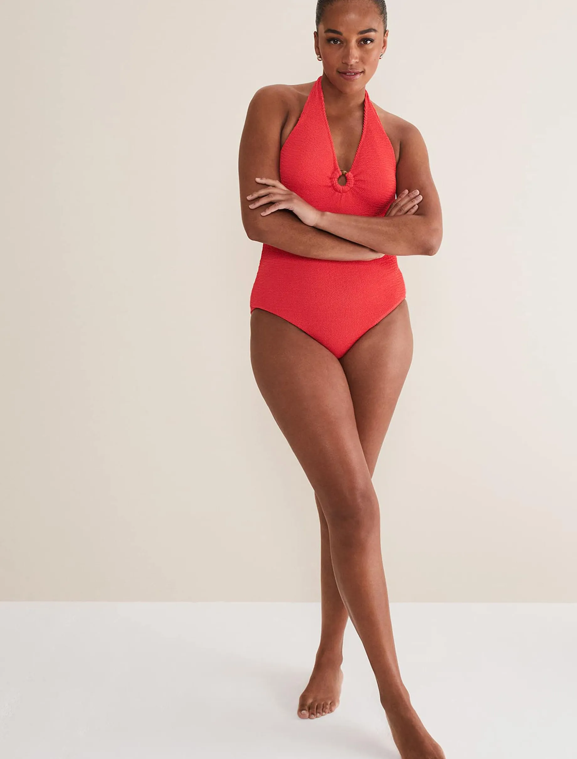 Red Halterneck Swimsuit