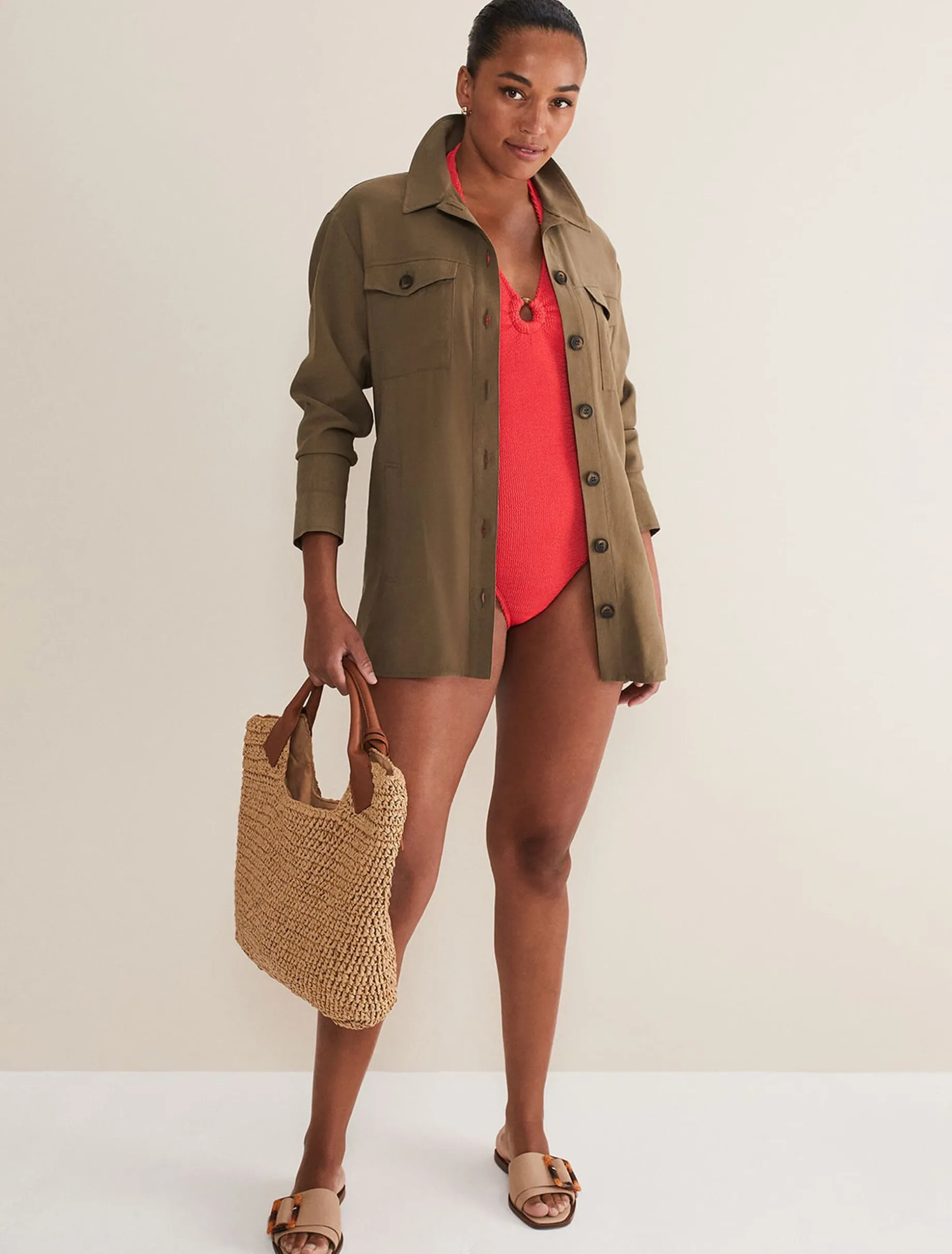 Red Halterneck Swimsuit