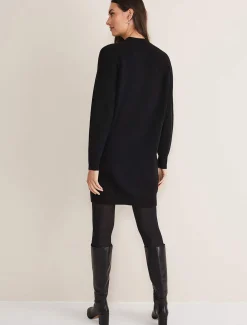 Reeva Cosy Button Detail Dress