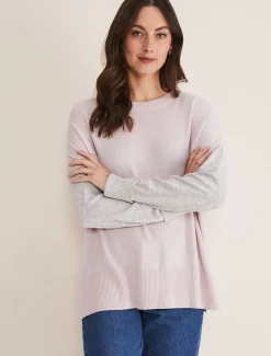 Rema Wool Cashmere Colourblock Jumper
