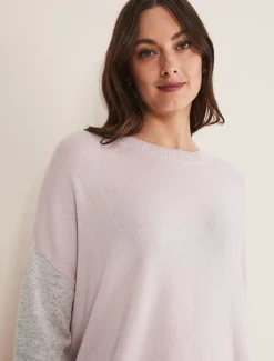 Rema Wool Cashmere Colourblock Jumper