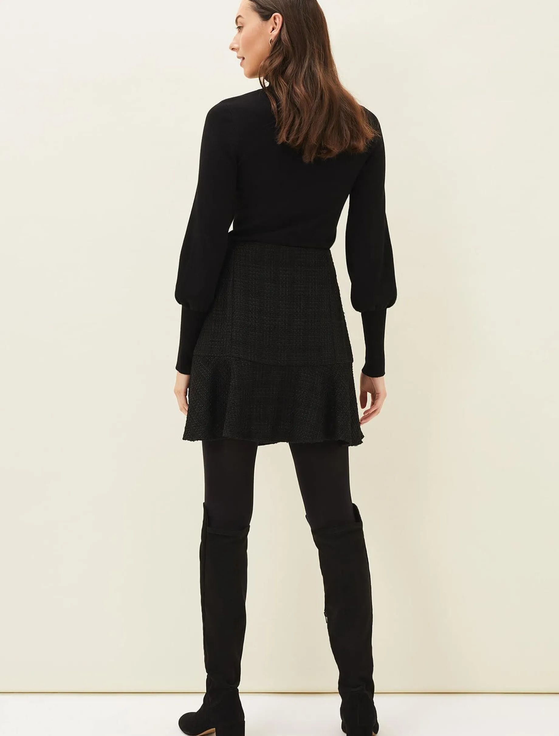 Ren Tweed Mini Skirt