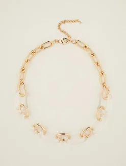 Resin Link Chain Necklace