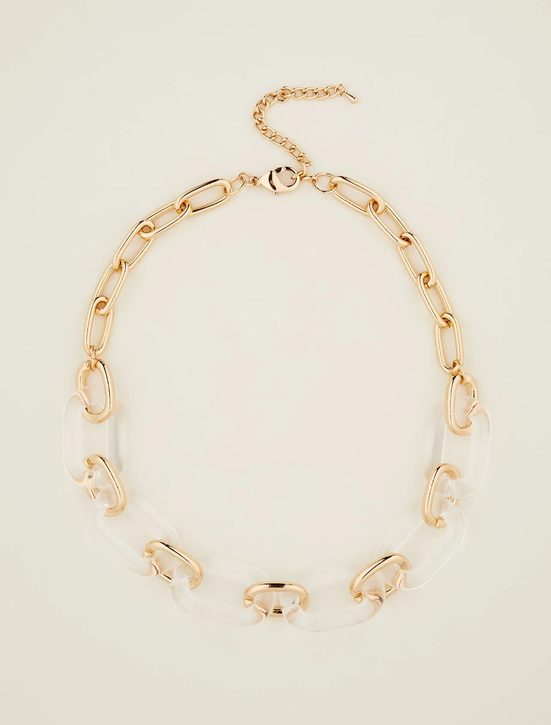Resin Link Chain Necklace