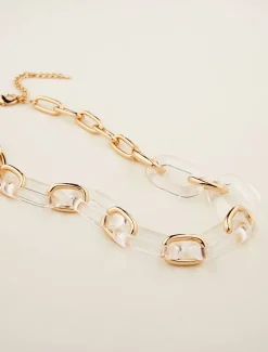 Resin Link Chain Necklace