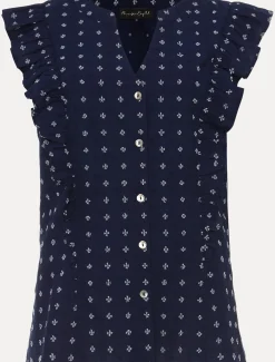 Rhea Ditsy Print Blouse