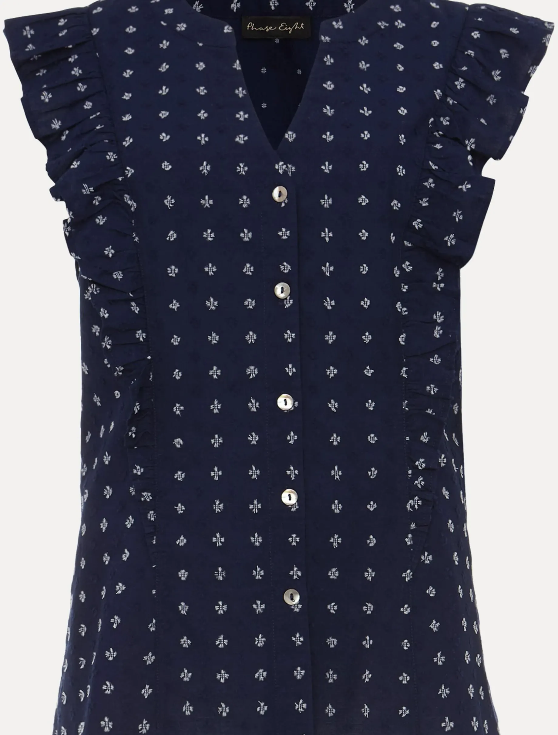 Rhea Ditsy Print Blouse