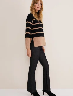 Romy Cosy Stripe Colour Block Knit