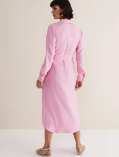 Rosalina Linen Shirt Dress