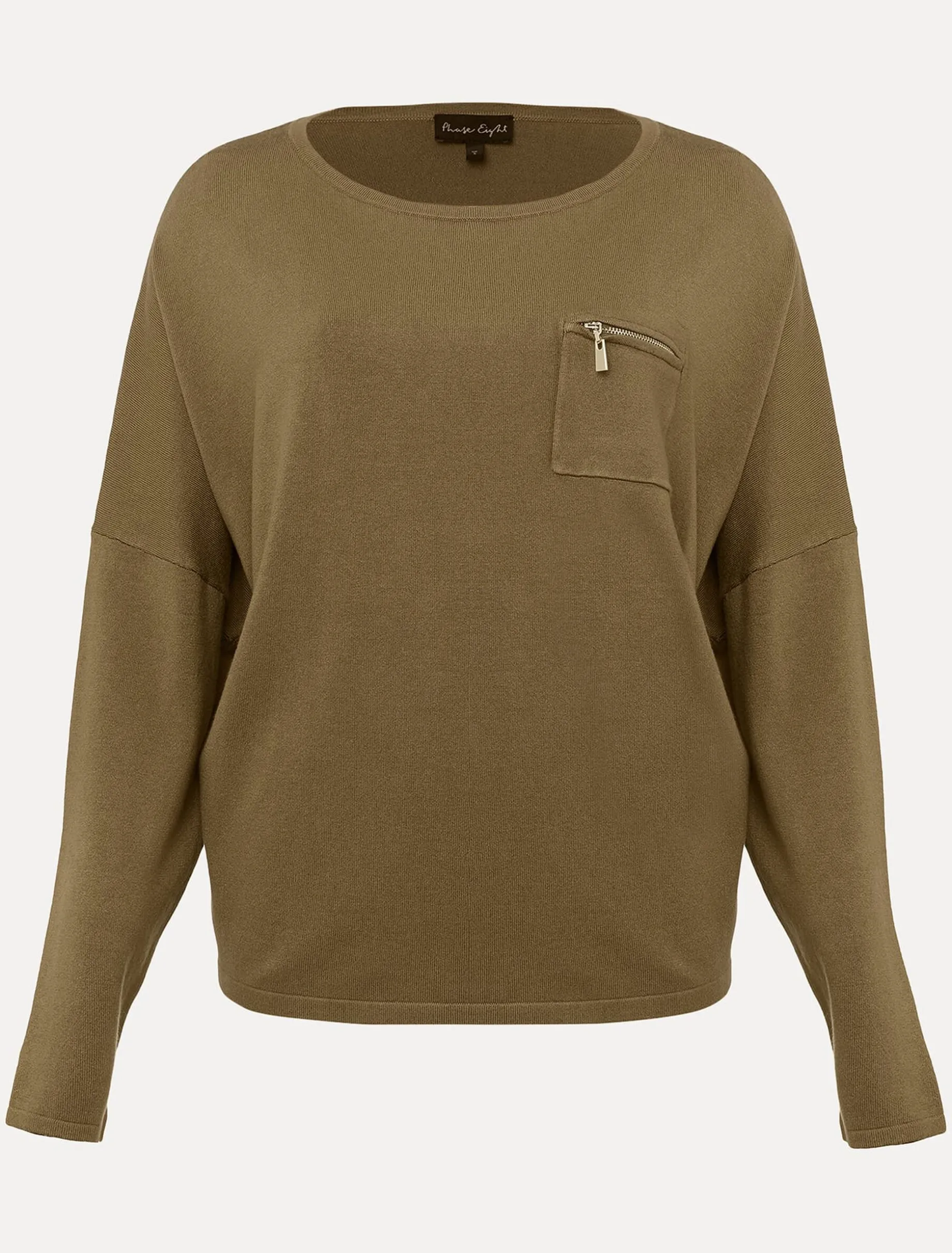 Rose Pocket Trim Knit