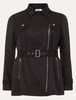 Rose Soft Biker Coat