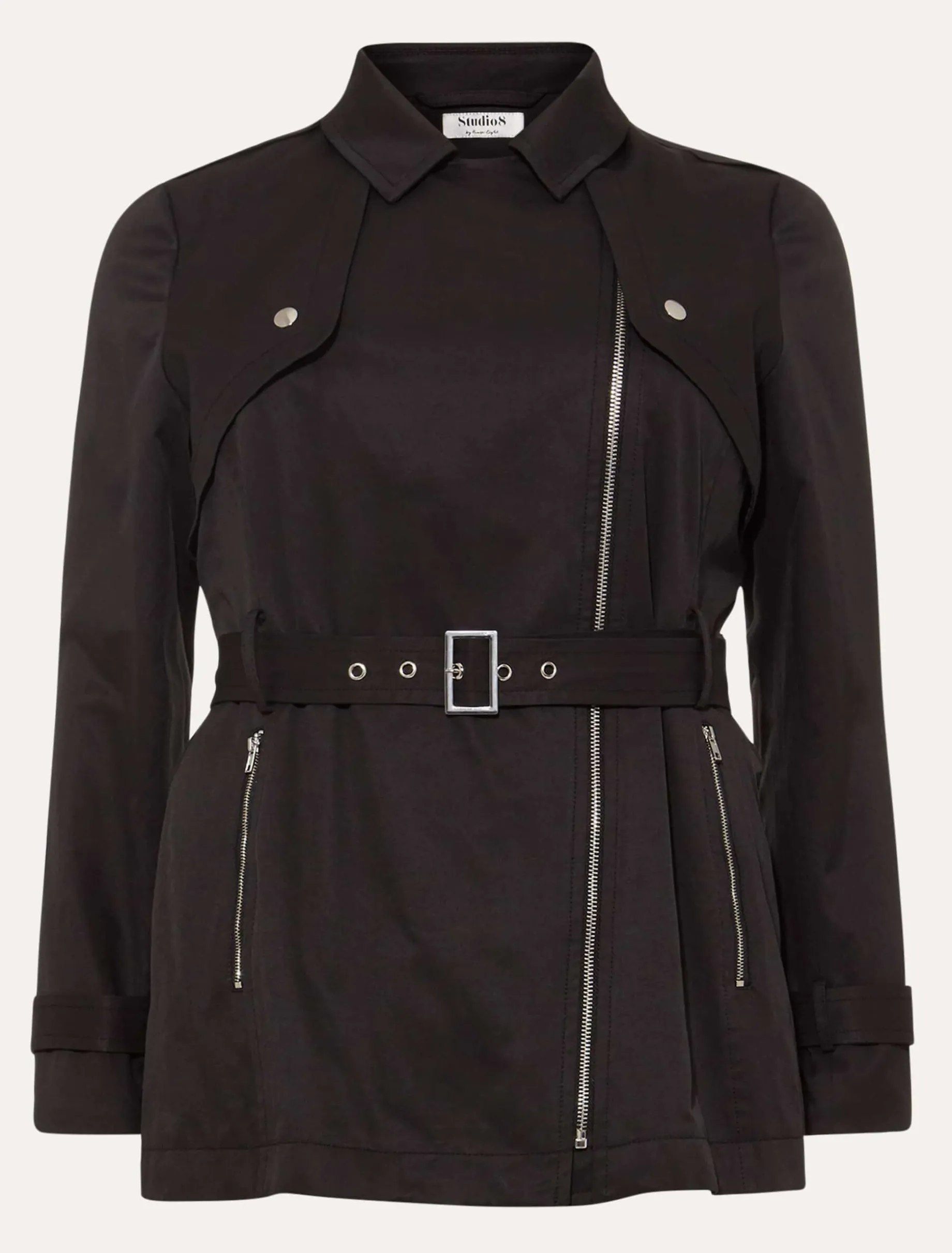 Rose Soft Biker Coat